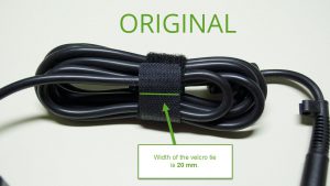 Velcro tie width is 20 mm (0.787 in)