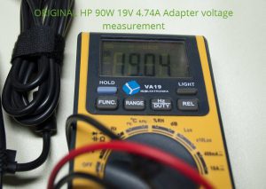 Output DC voltage is 19.04 V