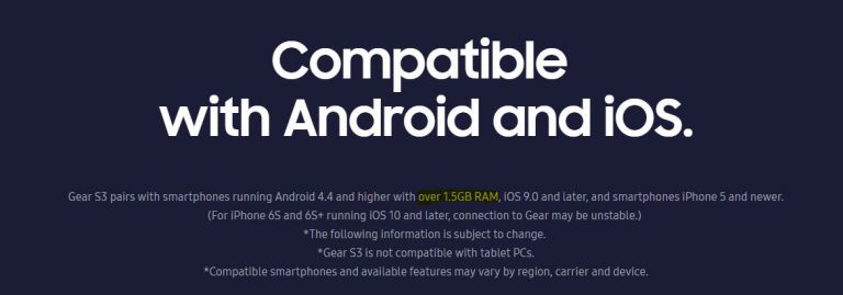 gear s3 pixel compatibility