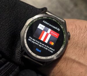 Curve Pay now available on Huawei Watch GT 4