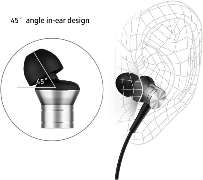 1MORE Piston Fit Wired Earbuds in Silver E1009 - High-quality Wired Earbuds Available now with fast shipping worldwide