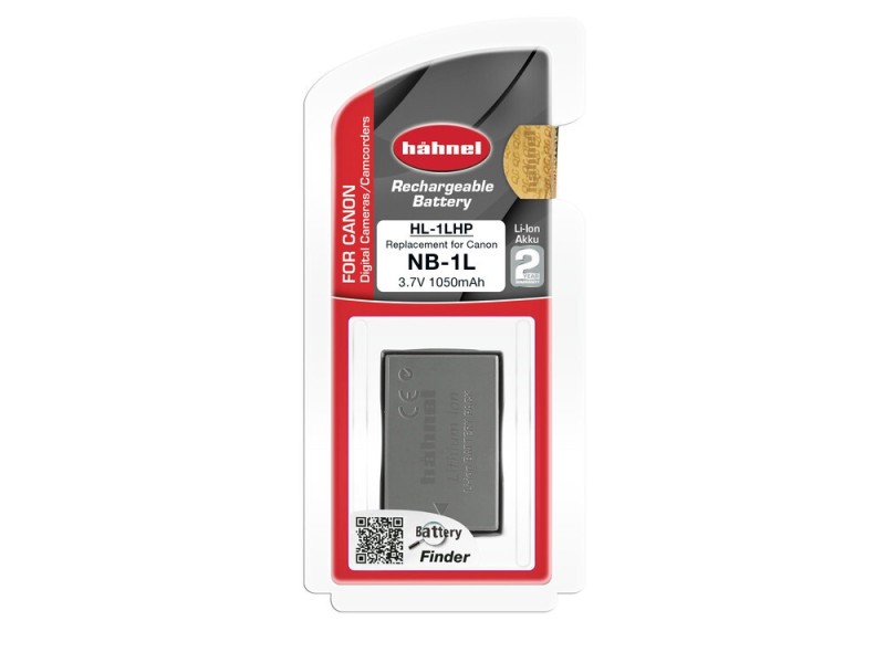 Batterie Hähnel HL-1LHP Li-Ion 3.7V 1050mAh pour Canon - Haute qualité Batteries appareils photo Disponible maintenant avec une expédition rapide dans le monde entier