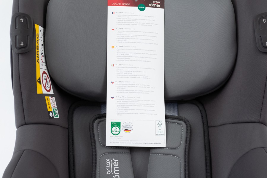 Britax Römer DUALFIX iSENSE i-Size Car Seat Midnight Grey - High-quality Child Car Seats Available now with fast shipping worldwide