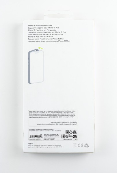 Custodia Apple iPhone 15 Plus FineWoven MagSafe Nera - Alta qualità Custodie per cellulari Disponibile ora con spedizione veloce in tutto il mondo