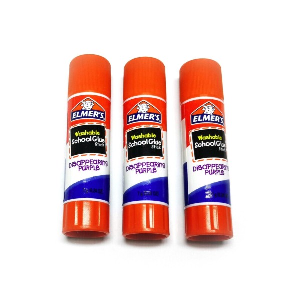 Elmer's Colla Stick Viola per Stampa 3D e Scuola, 3pz
