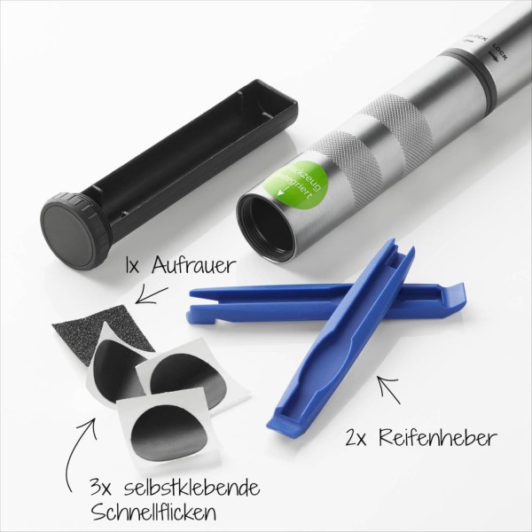 Fischer 50073 Mini Bike Pump with Integrated Repair Kit - High-quality Bicycle Pumps Available now with fast shipping worldwide