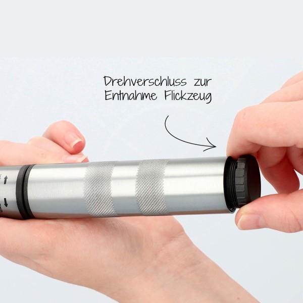 Fischer 50073 Mini Bike Pump with Integrated Repair Kit - High-quality Bicycle Pumps Available now with fast shipping worldwide