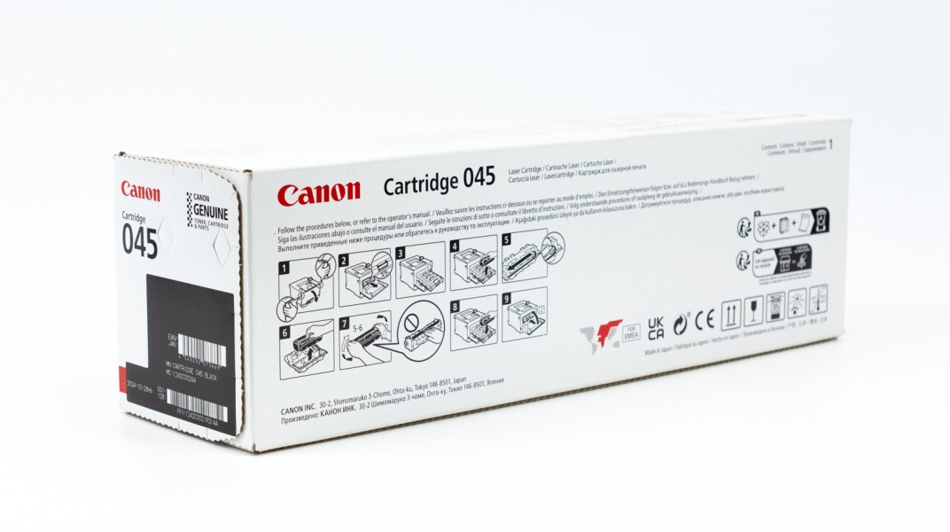 Canon 045 Black Toner Cartridge Genuine CRG-045 1242C002 - High-quality Toner Cartridges Available now with fast shipping worldwide