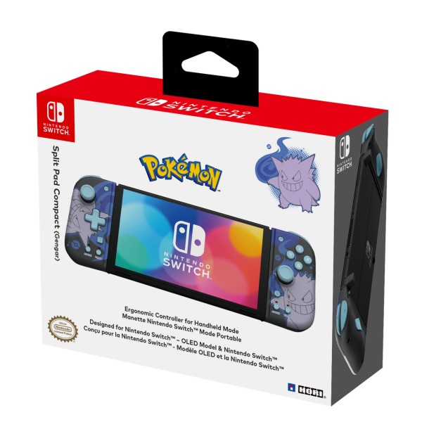 HORI Split Pad Compact Gengar Controller per Nintendo Switch - Alta qualità Controller per videogiochi Disponibile ora con spedizione veloce in tutto il mondo