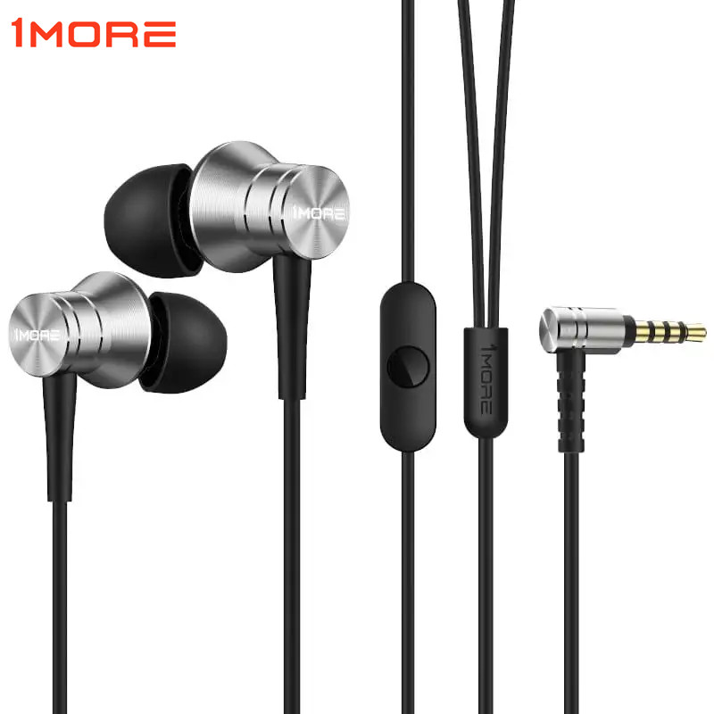 1MORE Piston Fit Kabelgebundene In-Ear Kopfhörer Silber - Hochwertig Kabelgebundene Kopfhörer Jetzt verfügbar mit schnellem weltweiten Versand