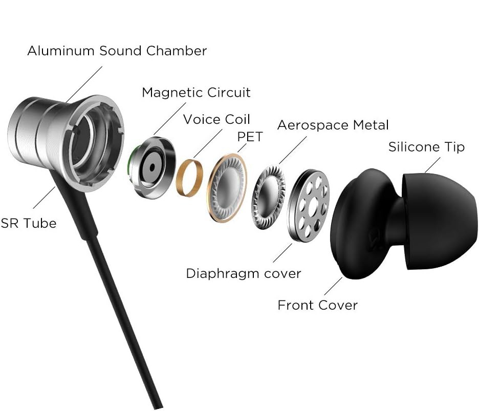 1MORE Piston Fit Wired In-Ear Earbuds (E1009) Silver - High-quality Wired Earbuds Available now with fast shipping worldwide
