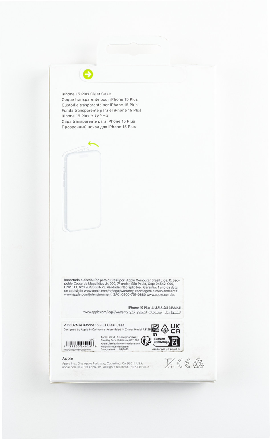 Apple iPhone 15 Plus Klarsichthülle MagSafe Original - Hochwertig Handyhüllen Jetzt verfügbar mit schnellem weltweiten Versand