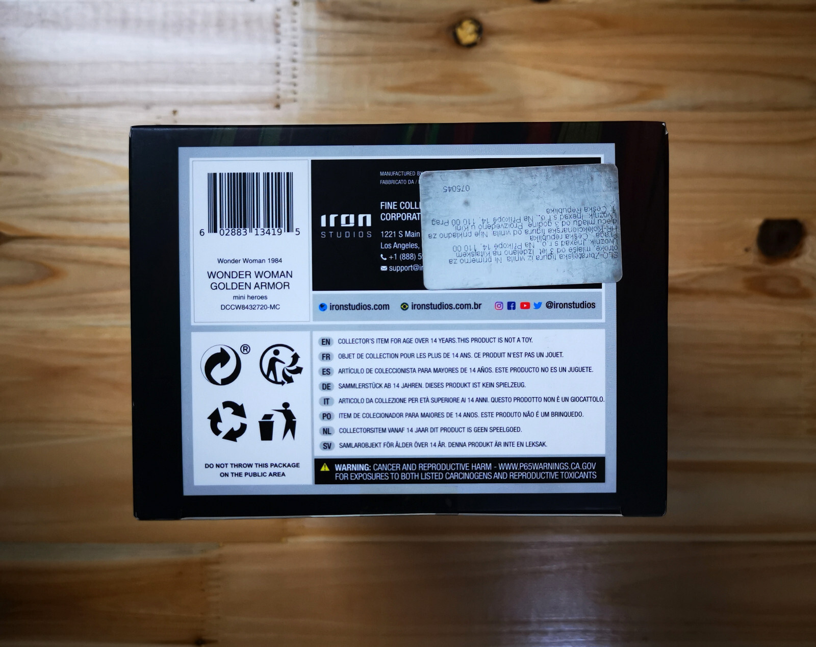 Figurine Wonder Woman 1984 Armure Dorée MiniCo Rare - Haute qualité Figurines de collection Disponible maintenant avec une expédition rapide dans le monde entier