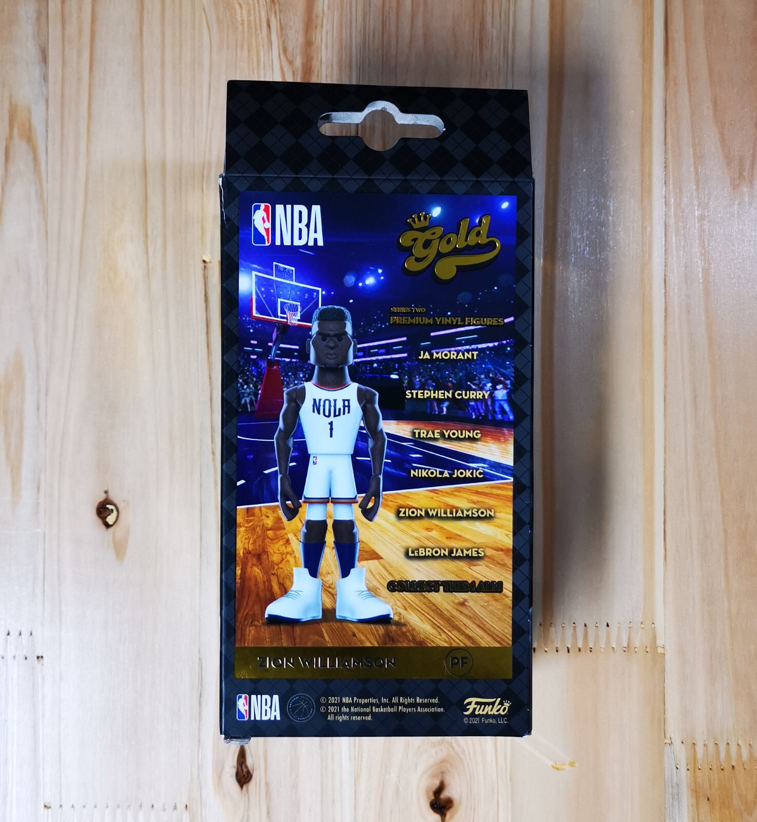 Funko GOLD Zion Williamson NBA Pelicans 5" Vinyl Figure - High-quality Action Figures Available now with fast shipping worldwide