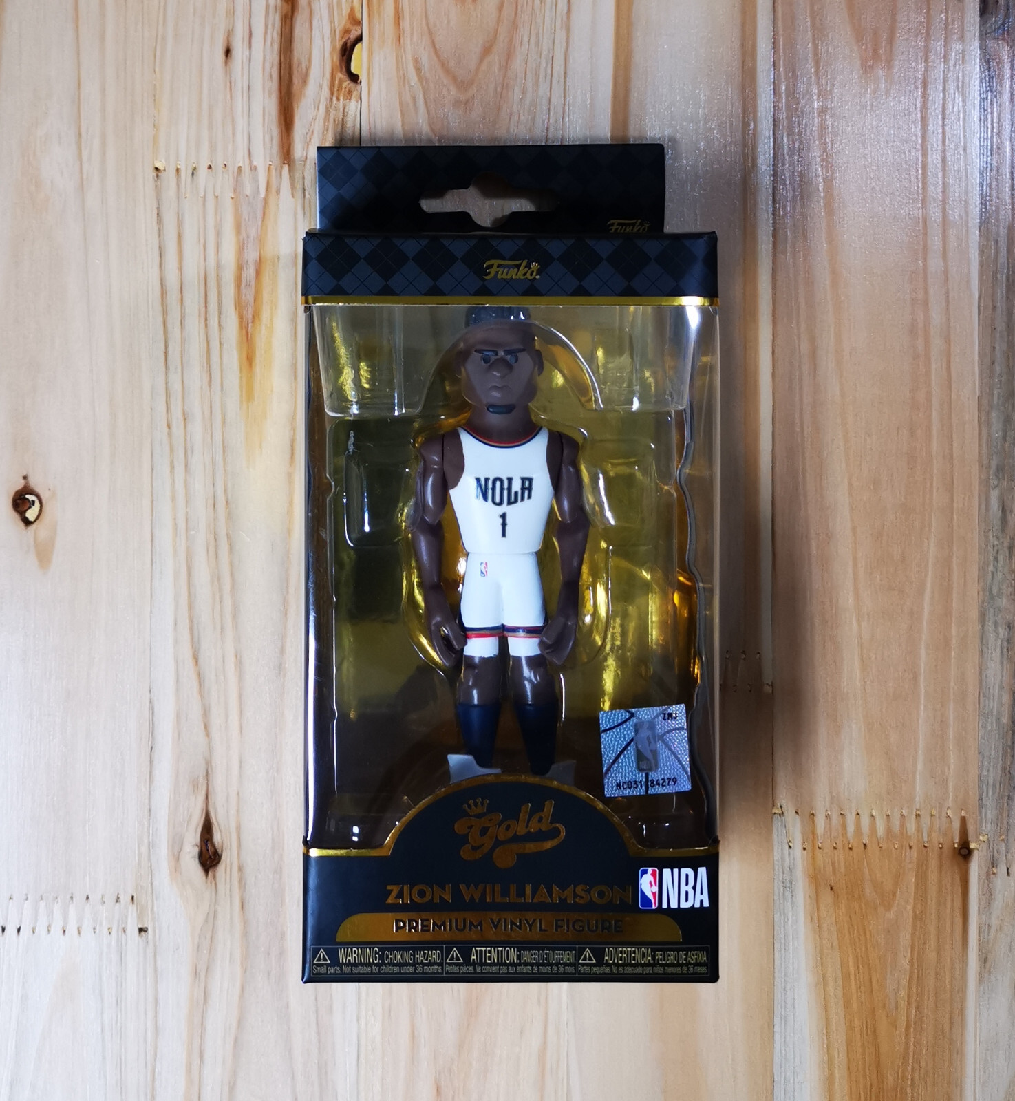 Funko GOLD Zion Williamson NBA Pelicans Vinyl Figur 12cm - Hochwertig Sammelfiguren Jetzt verfügbar mit schnellem weltweiten Versand