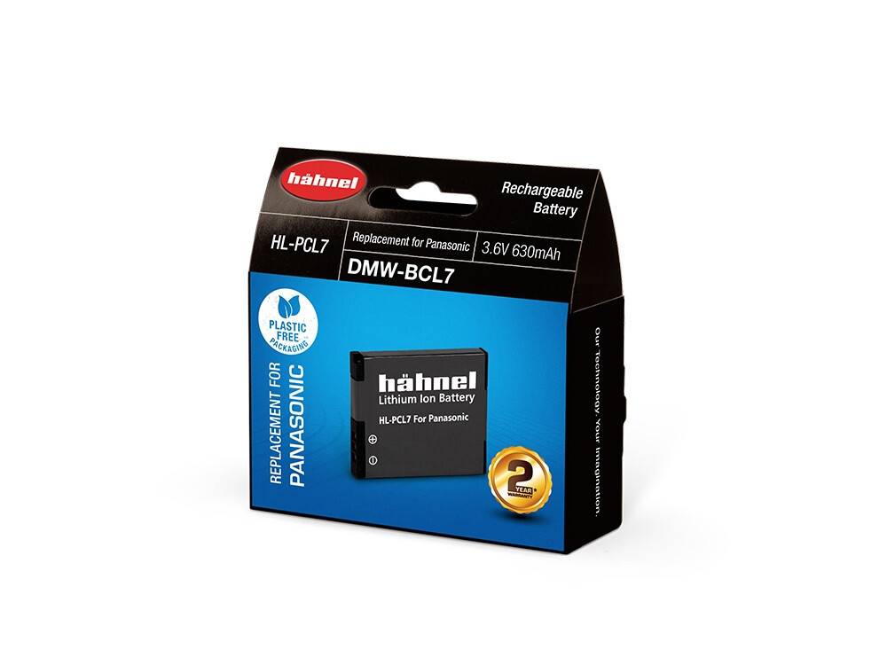 Hähnel HL-PCL7 Camera Battery Replaces Panasonic DMW-BCL7 - High-quality Camera Batteries Available now with fast shipping worldwide