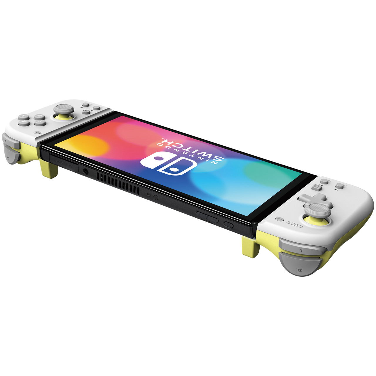 HORI Split Pad Compact Grau Gelb für Nintendo Switch - Hochwertig Gaming Zubehoere Jetzt verfügbar mit schnellem weltweiten Versand