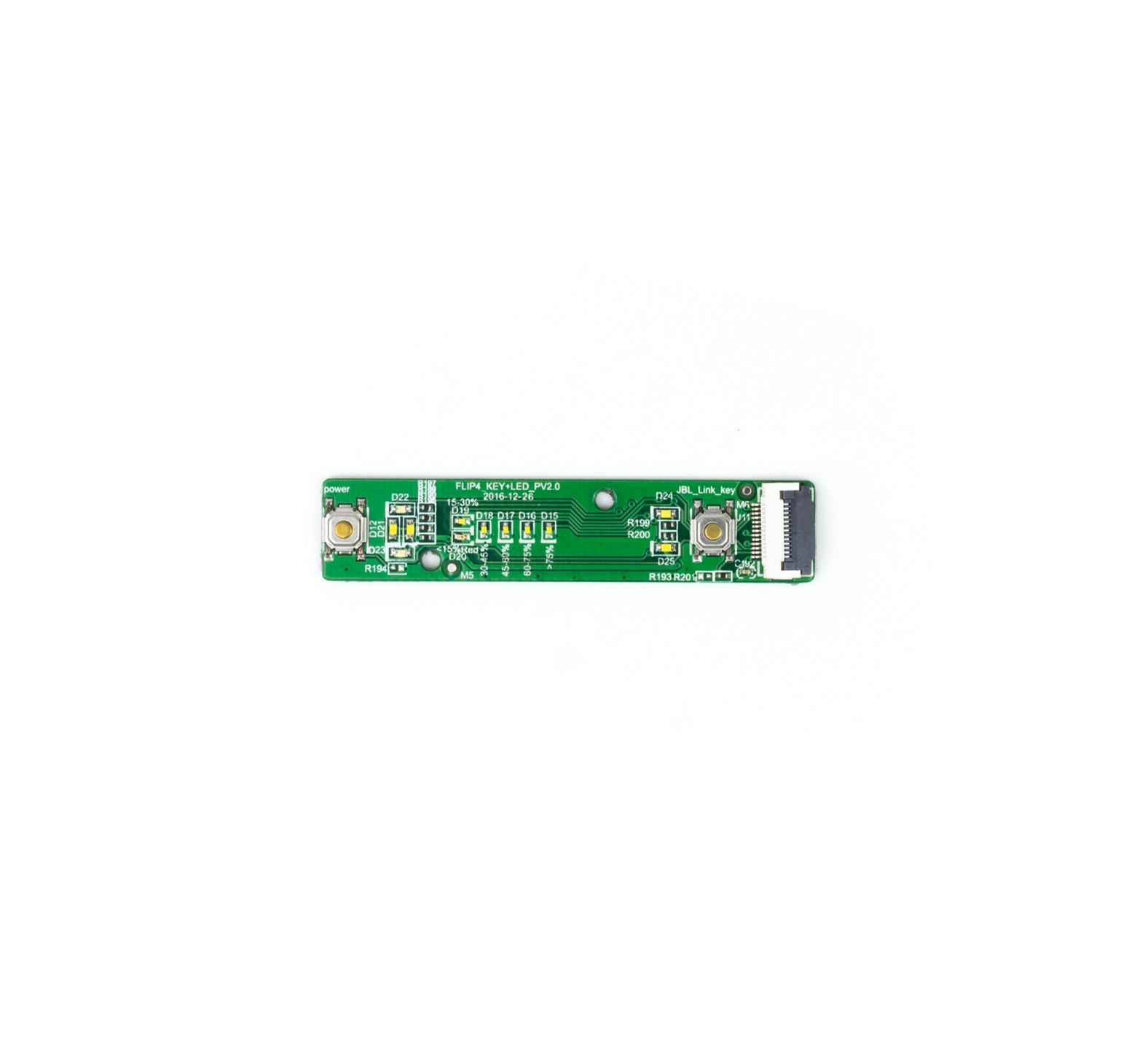 JBL Flip 4 Power Button & Charging LED Board GG Version - High-quality Speaker Components Available now with fast shipping worldwide