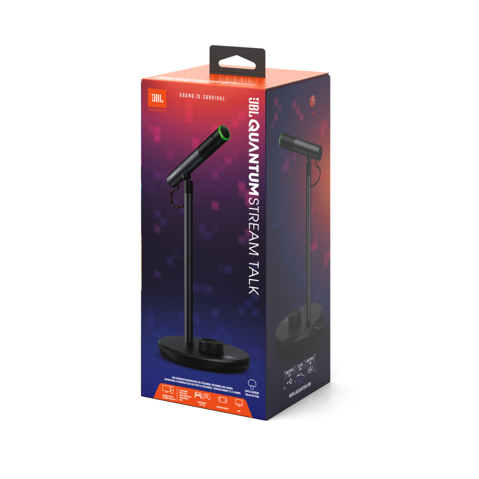 JBL Quantum Stream Talk USB Microphone for Streaming - High-quality Microphones Available now with fast shipping worldwide