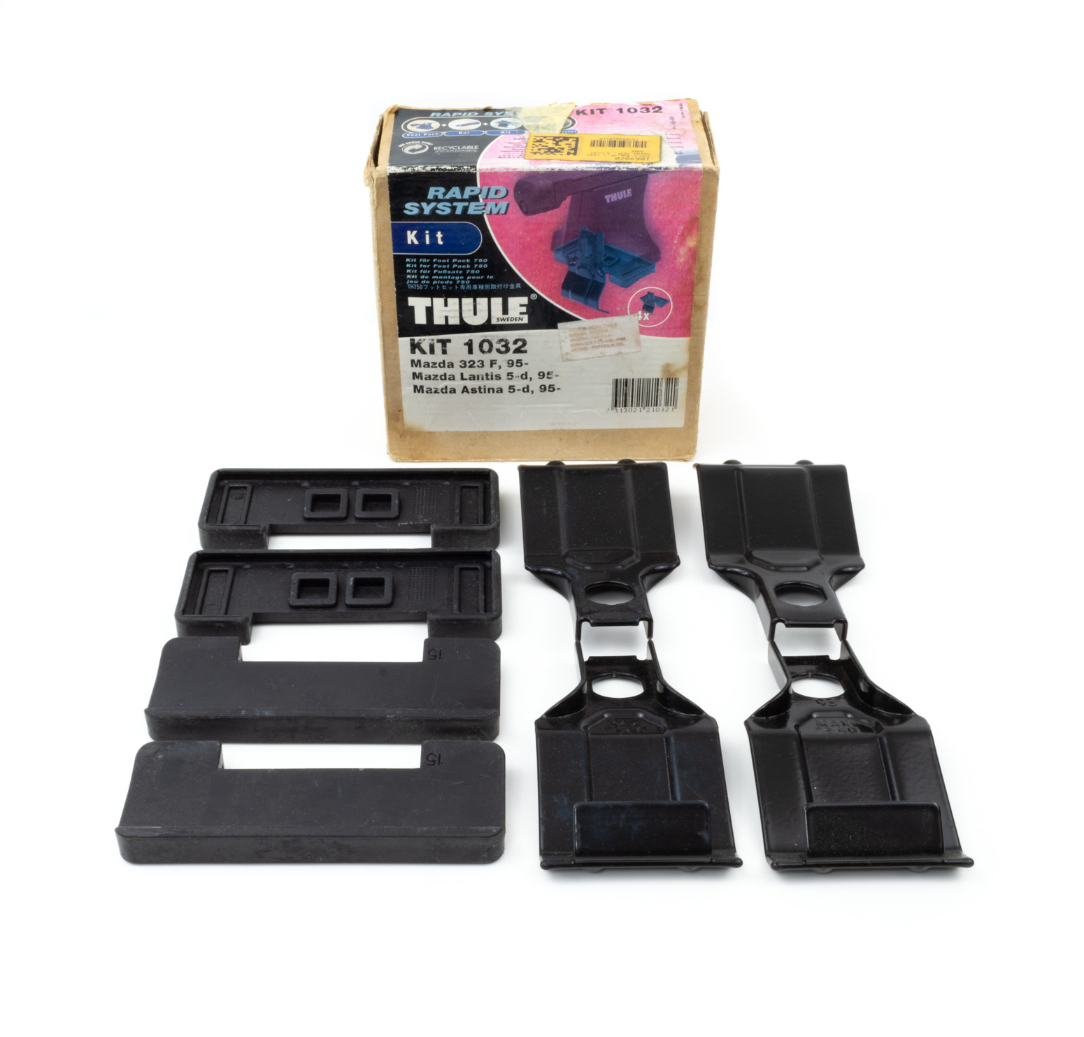 Kit Fissaggio Thule 1032 per Mazda 323F, Lantis, Astina - Alta qualità Kit Montaggio Portapacchi Disponibile ora con spedizione veloce in tutto il mondo