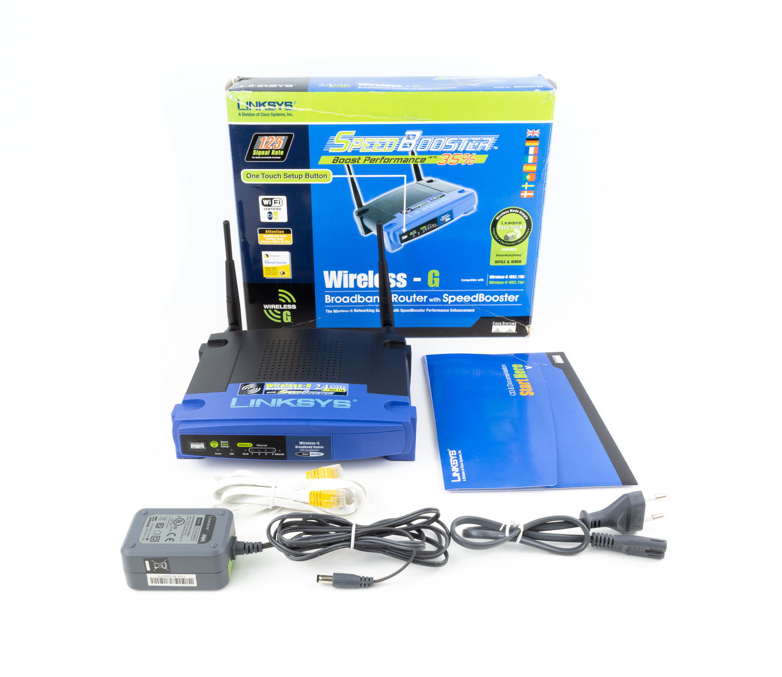 Linksys WRT54GS-EU Wireless Router with SpeedBooster - High-quality Wireless Routers Available now with fast shipping worldwide