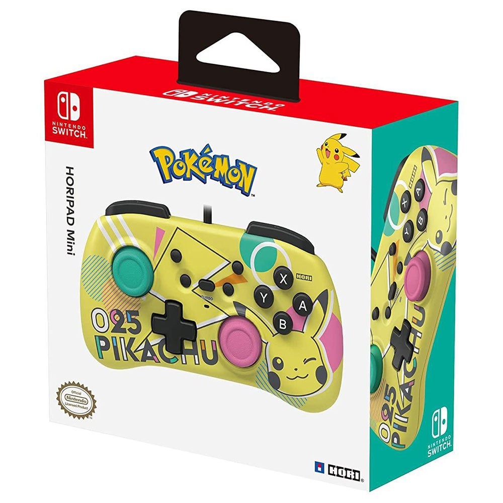 Manette Switch HORIPAD Mini Pokémon Pikachu - Haute qualité Manettes de jeu Disponible maintenant avec une expédition rapide dans le monde entier