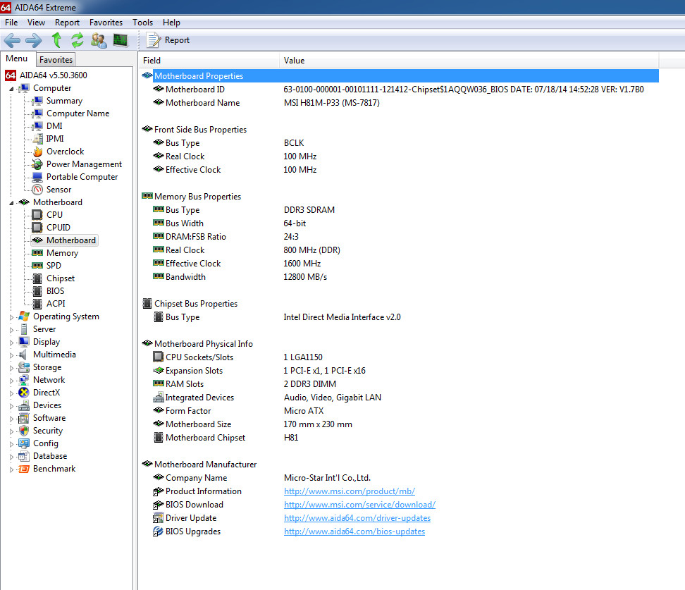 MSI H81M-P33 Motherboard with Intel Core i5-4460 CPU - High-quality Motherboards Available now with fast shipping worldwide