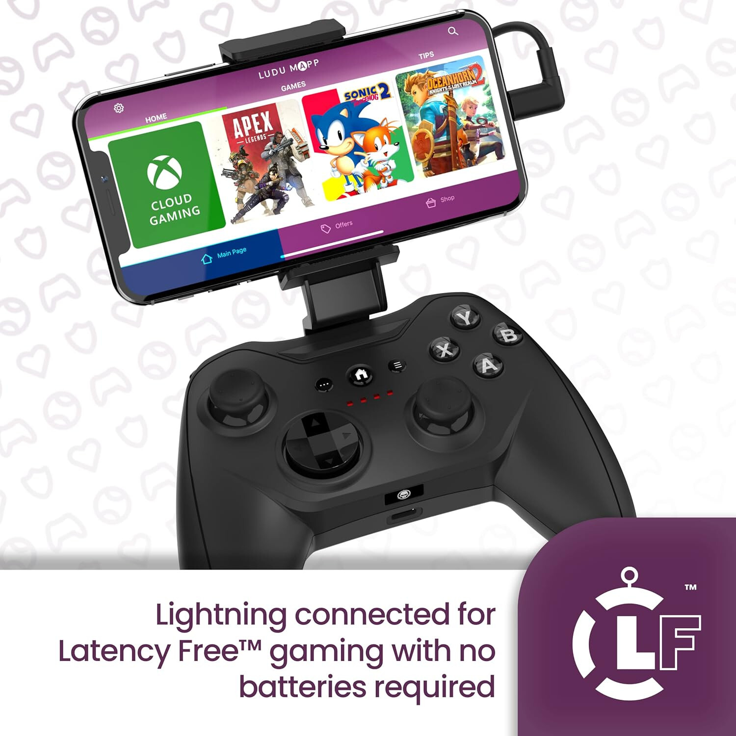 Rotor RIOT RR1852 Gaming Controller für iPhone & iPad - Hochwertig Gaming Zubehoere Jetzt verfügbar mit schnellem weltweiten Versand