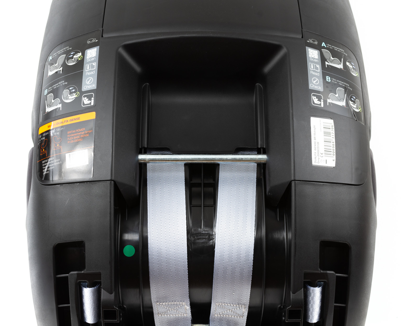 Siège Auto Britax Römer DUALFIX iSENSE Gris Nuit i-Size - Haute qualité Sièges auto bébé Disponible maintenant avec une expédition rapide dans le monde entier