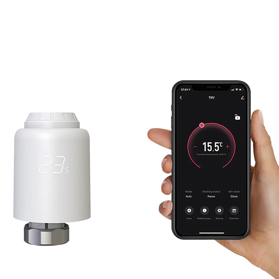 Tellur RVSH1 Smart WiFi Thermostatic Radiator Valve - High-quality Smart Home Accessories Available now with fast shipping worldwide