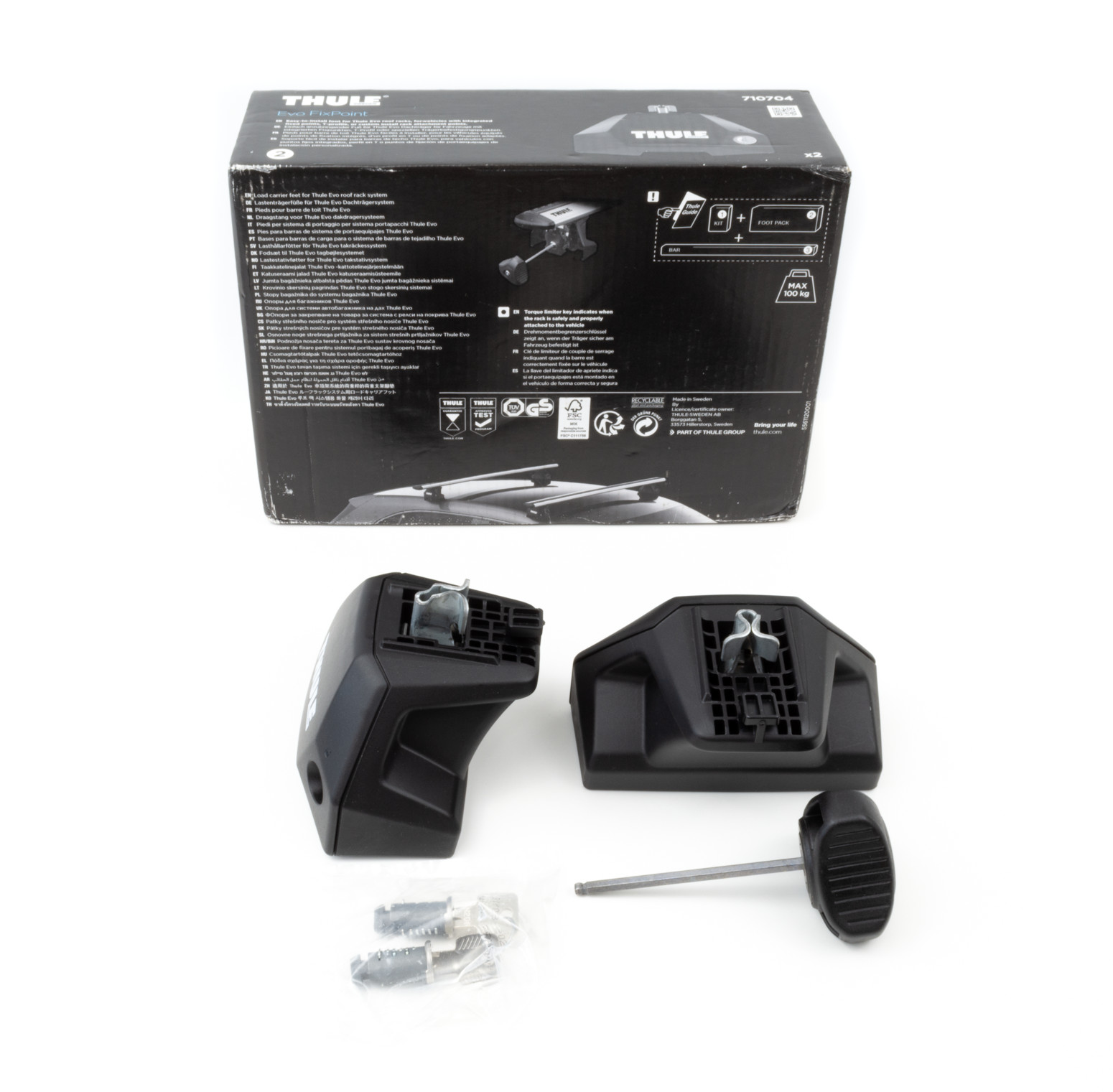 Thule Evo Fixpoint Feet 2 Pack 710704 Roof Rack System - High-quality Roof Rack Accessories Available now with fast shipping worldwide