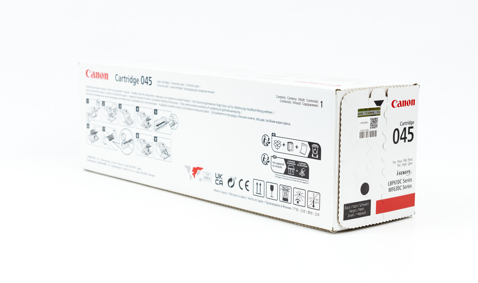 Toner Originale Canon 045 Nero per Stampanti i-SENSYS - Alta qualità Cartucce Toner Disponibile ora con spedizione veloce in tutto il mondo