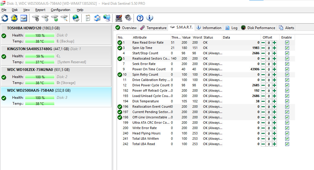 WD Caviar SE 250GB SATA Hard Drive WD2500AAJS - High-quality Internal Hard Drives Available now with fast shipping worldwide