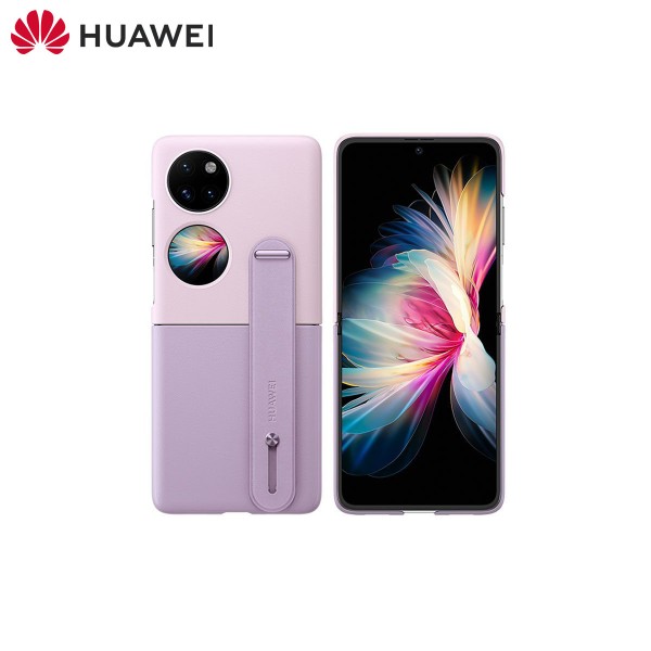 Huawei P50 Pocket Cover Official Pink PU Leather Case - High-quality Mobile Phone Cases Available now with fast shipping worldwide