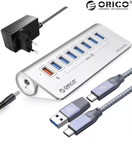 Hub USB 3.2 Gen1 7 Porte ORICO M3U7Q1 Power Delivery 18W