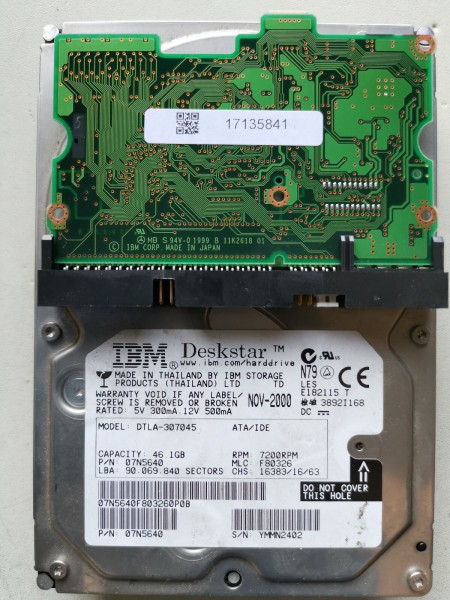 IBM Deskstar PCB B 11K2618 01 for DTLA-307045 Drive - High-quality Hard Drive Components Available now with fast shipping worldwide