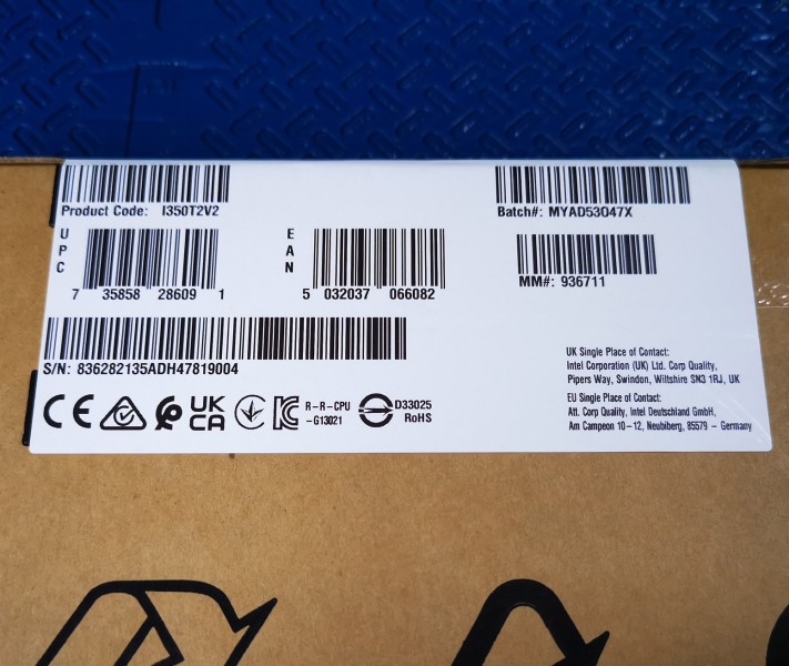 Intel Ethernet Server Adapter I350-T2V2 Dual Port PCIe - High-quality Network Adapters Available now with fast shipping worldwide