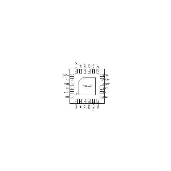 IP5209 Synchronous Switching Charger Boost Converter QFN24 - High-quality Power Management ICs Available now with fast shipping worldwide