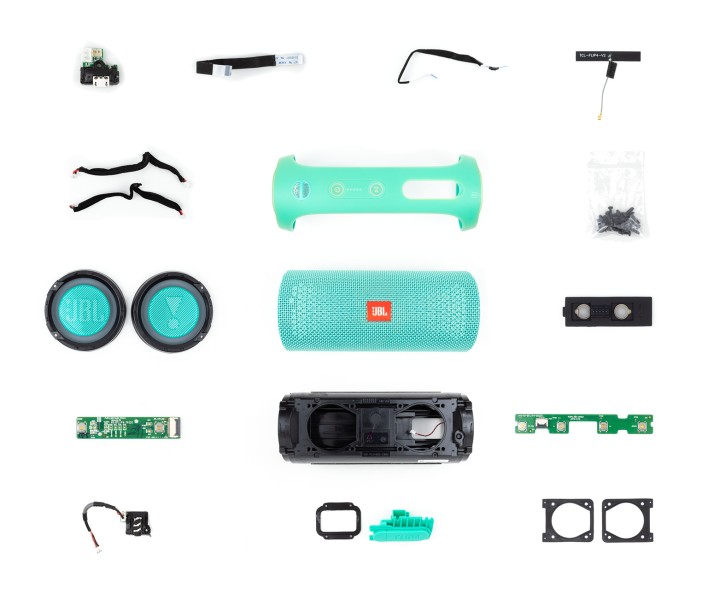 JBL Flip 4 Spare Parts Teal TL Version Components - High-quality Speaker Components Available now with fast shipping worldwide