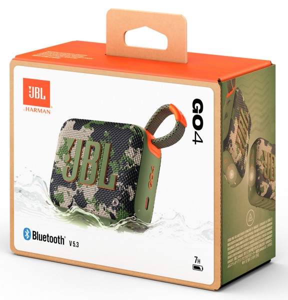 JBL Go 4 Squad Portable Bluetooth Speaker in Camo - High-quality Portable Speakers Available now with fast shipping worldwide