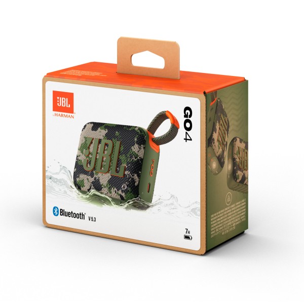 JBL Go 4 Squad Draagbare Bluetooth Luidspreker Camo - Hoogwaardige kwaliteit Draagbare luidsprekers Nu beschikbaar met snelle wereldwijde verzending