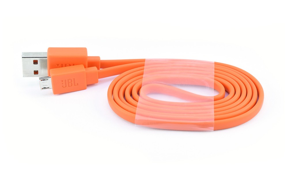 JBL Micro USB Charging Cable Orange 1m Power Cord