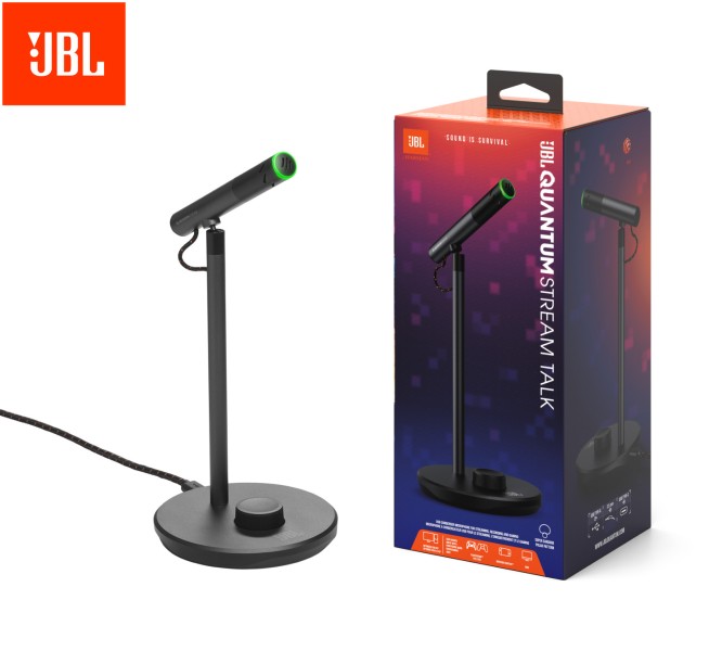 JBL Quantum Stream Talk Mikrofon für Streaming & Podcast