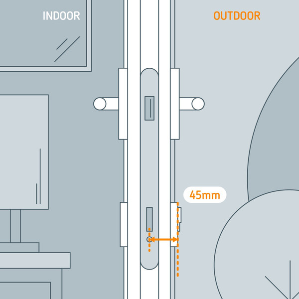 Kit Estensione Netatmo 45mm per Serratura Intelligente - Alta qualità Accessori Serrature Intelligenti Disponibile ora con spedizione veloce in tutto il mondo