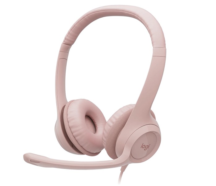 Logitech H390 Cuffia USB Rosa Microfono Cancellazione Rumore