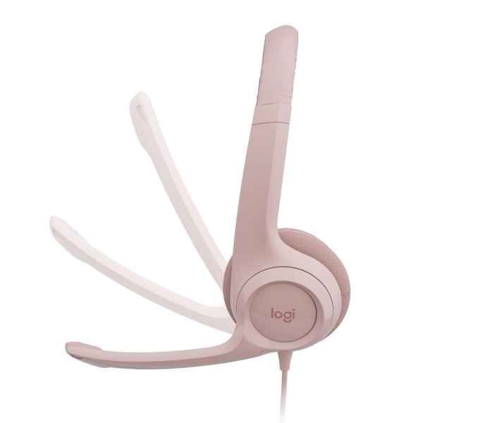 Logitech H390 USB Headset Noise-Cancelling Mic Rose - High-quality Computer Headsets Available now with fast shipping worldwide