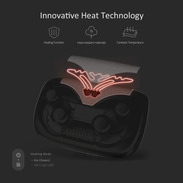 Masajeador de Espalda y Cuello NAIPO oPillow Plus Calor - Alta calidad Masajeadores Corporales Disponible ahora con envío rápido a todo el mundo