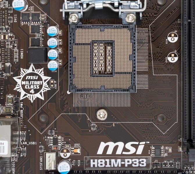 MSI H81M-P33 Motherboard with Intel Core i5-4460 CPU - High-quality Motherboards Available now with fast shipping worldwide