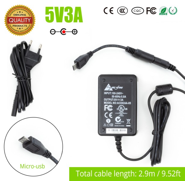 Netzteil Raspberry Pi 5V 3A AC DC Stromversorgung