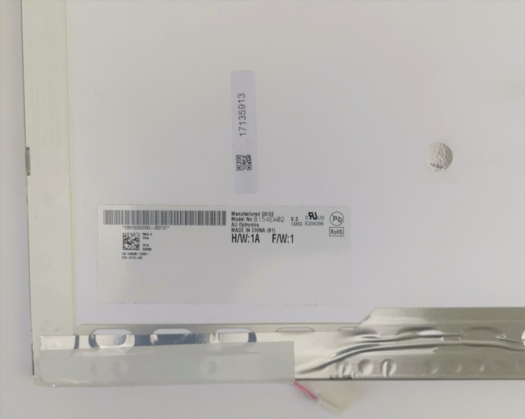 Pantalla LCD 15.4 AU Optronics B154EW02 V.3 para Portátil - Alta calidad Pantallas para portátiles Disponible ahora con envío rápido a todo el mundo